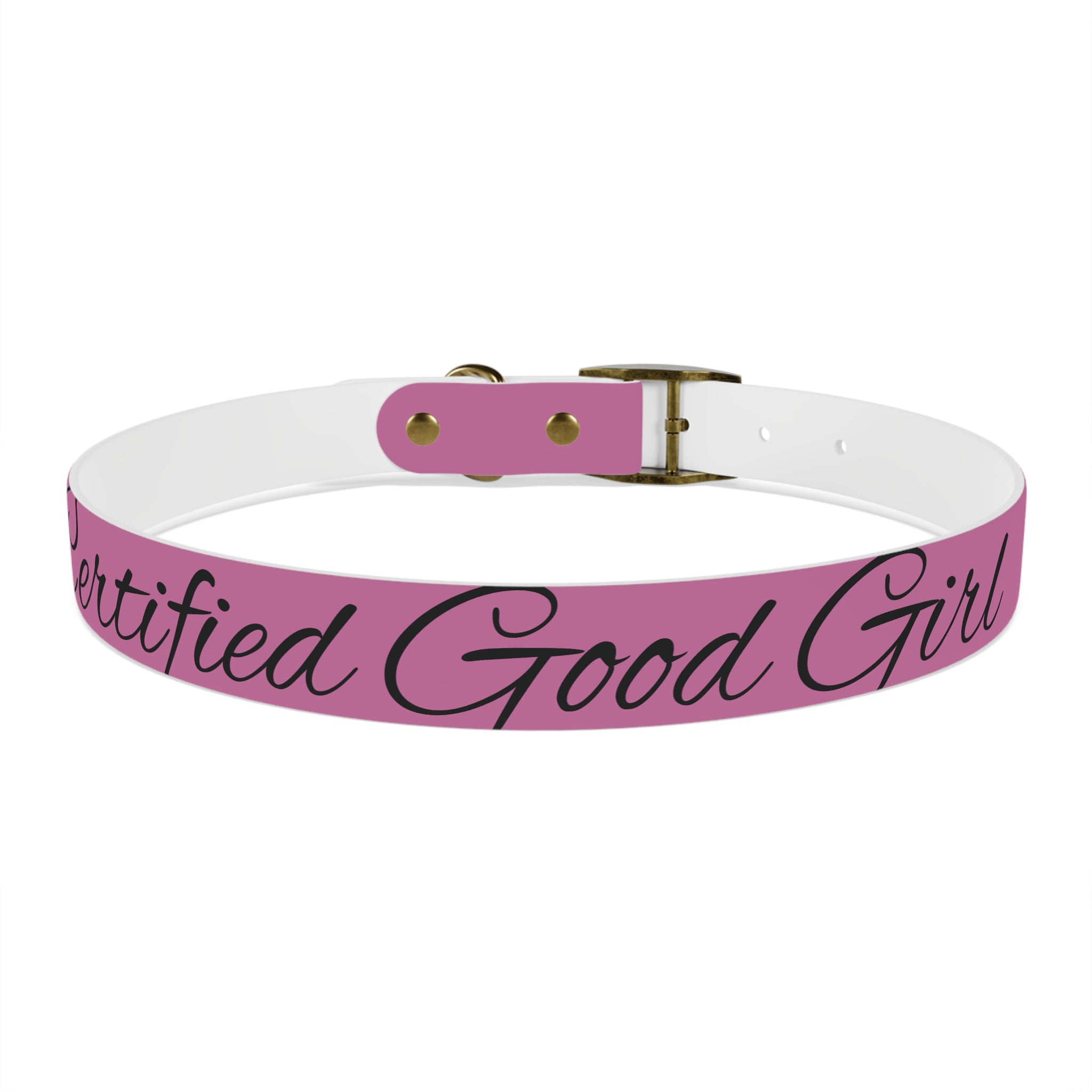 CERTIFIED GOOD GIRL -Dog collar