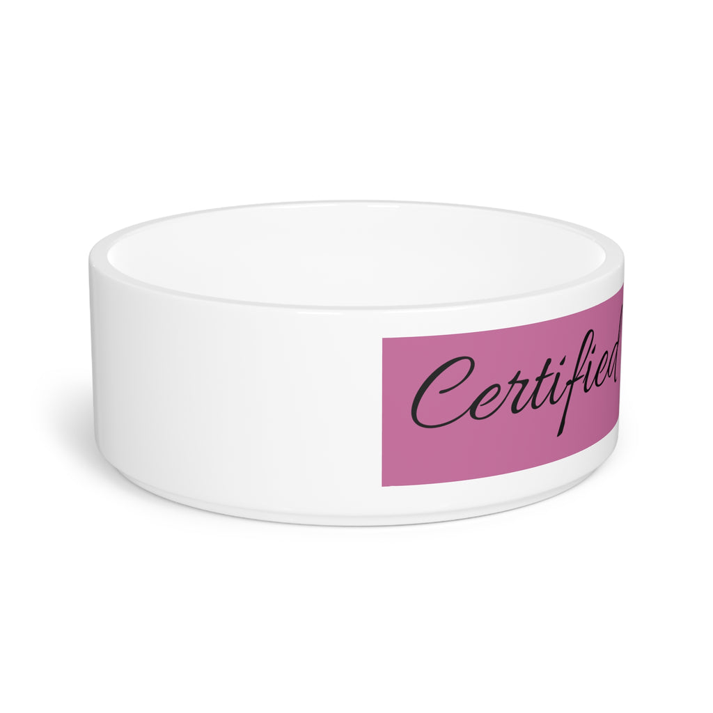 Certified Good Girl -Dog Bowl